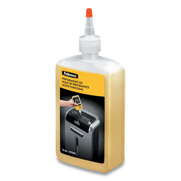Fellowes® Powershred Performance Oil, 12 Oz Bottle With Extension Nozzle freeshipping - TVN Wholesale